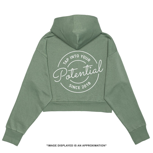 TAP Half Zip Cropped Hoodie